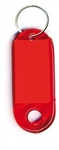 PLASTIC KEY TAGS MODEL 3 RED 50 PIECE BOX