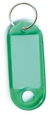 PLASTIC KEY TAGS MODEL 3 GREEN 50 PIECE BOX