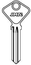 R61G ALFA ROMEO JMA KEY BLANK