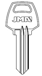 1001D2 CORBIN JMA KEY BLANK