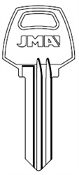 CO108 / A1001D2 CORBIN JMA KEY BLANK