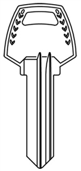 Z1-59B1-6 CORBIN PROLINE KEY BLANK