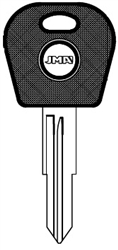 DW05RAP DAEWOO JMA PLASTIC HEAD KEY BLANK