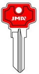 DE6 COLORMATIC RED DEXTER JMA KEY BLANK