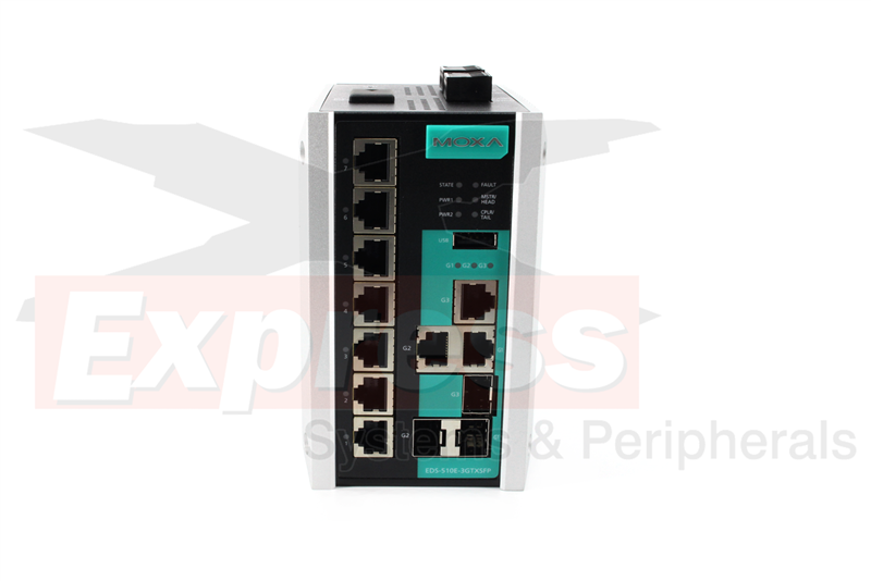 Moxa EDS-510A-3GT-T switch 7x100Mbs 3 Giga