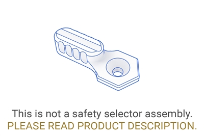 SAFETY SELECTOR LEVER A (LINED FACE) LONG