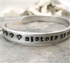 Sister's Bracelet, Sisters by Birth, Friends by Choice