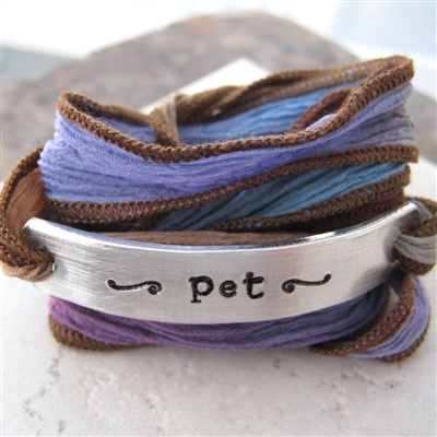 Pet Ribbon Wrap Bracelet, choose your ribbon