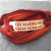 She Believed She Could So She Did Bracelet