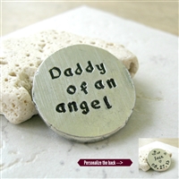 Personalized Daddy of an Angel Pocket Coin