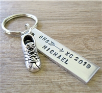 Personalized Cross Country Key Chain