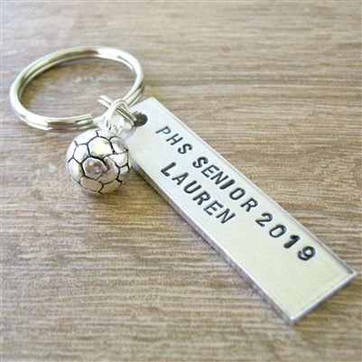 Personalized Soccer Key Chains