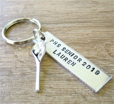 Personalized TRACK Keychain, Bulk Pricing, Senior Gifts, Choose Your Sport,  Track Team Gifts, Track Coach, Track and Field, Running, Sprints 