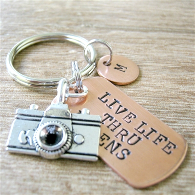 Camera Key Chain, Live Life Thru A Lens