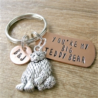 You're My Big Teddy Bear Keychain