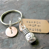Boxing Weapon of Choice Keychain