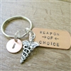 Medical Caduceus Key Chain, Doctor's Gift, Weapon of Choice