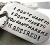 Retirement Key Chain