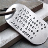 Personalized Dad's Key Chain, a son's first hero, a daughter's first love