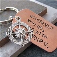 Go With all Your Heart Key Chain