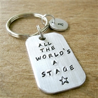 All the World's A Stage Key Chain, Drama, Acting