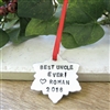 Personalized Best Uncle Ever Ornament