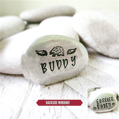 Personalized Hedgehog Memorial Stone