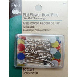 DRITZ 68 Flat Flower Head Pins