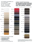 NBT Size A Skeins Color Chart