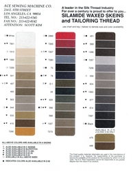 NBT Size A Skeins Color Chart