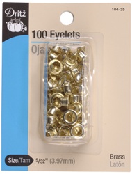 DRITZ D104-35 Eylets Brass