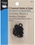 DRITZ D767-1 Covered Hooks & Eyes Black