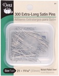 DRITZ D21 Extra-Long Satin Pins