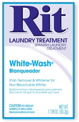 RIT DYE RP-55 Fabric Treatment Powder White Wash
