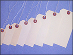 Manila Shipping Tags/Strung