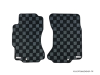 P2M NISSAN Z32 300ZX 1990-96 RACE FLOOR MATS (FRONT PAIR ONLY) : DARK GREY