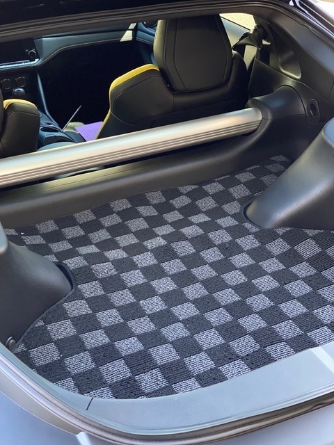 P2M NISSAN RZ34 400Z REAR TRUNK MAT : DARK GREY