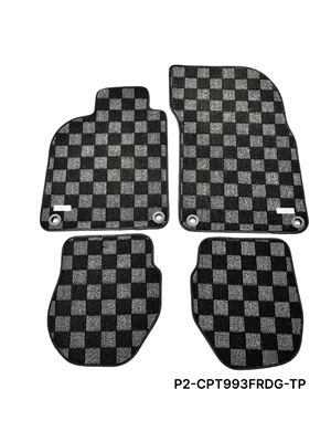P2M PORSCHE 993 COUPE (1993-98) RACE FLOOR MATS : DARK GREY