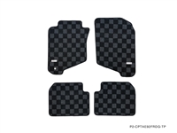 P2M TOYOTA COROLLA GTS 2 DOOR COUPE (AE92) 1988-92 RACE FLOOR MATS : DARK GREY