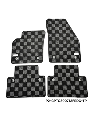 P2M VOLVO C30 HATCH (2007-13) / S40 / V50  (2004-12) RACE FLOOR  MAT : DARK GREY