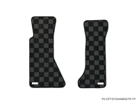 P2M CHEVROLET CORVETTE C4 1984-96 RACE FLOOR MATS : DARK GREY