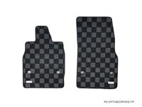 P2M CHEVROLET CORVETTE C8 2020+ RACE FLOOR MATS : DARK GREY