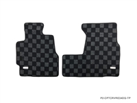 P2M HONDA CRV 1995-01 (RD1/2) FRONT + REAR RACE FLOOR MATS : DARK GREY (AUTOMATIC TRANS)