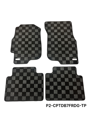 P2M ACURA INTEGRA 1994-01  SEDAN (DB7/DB8) RACE FLOOR MATS : DARK GREY