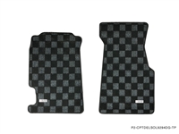 P2M HONDA CIVIC DEL SOL 1992-98 RACE FLOOR MATS : DARK GREY