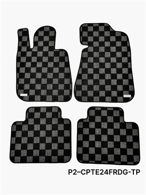 P2M BMW E24 6-SERIES 1977-89 (COUPE 2 DOOR) RACE FLOOR MATS : DARK GREY (FRONT/REAR)