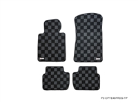 P2M BMW E46 1999-06  3-SERIES  COUPE/SEDAN RACE FLOOR MATS : DARK GREY (FRONT/REAR)