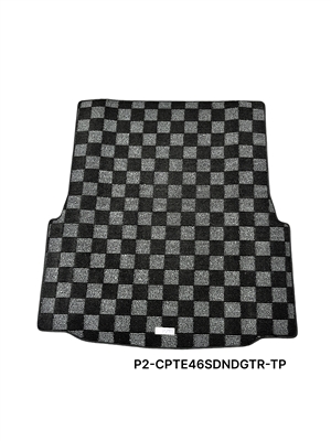 P2M BMW E46 1999-06  3-SERIES  COUPE/SEDAN RACE TRUNK MAT : DARK GREY (FRONT/REAR)