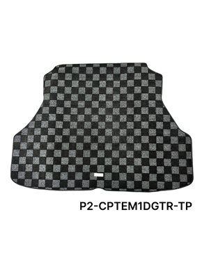 P2M HONDA CIVIC 1996-00 COUPE (EM1)  RACE TRUNK MAT : DARK GREY