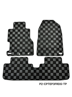 P2M HONDA CIVIC EP3 2001-05 HATCHBACK RACE FLOOR MATS : DARK GREY (FRONT/REAR)